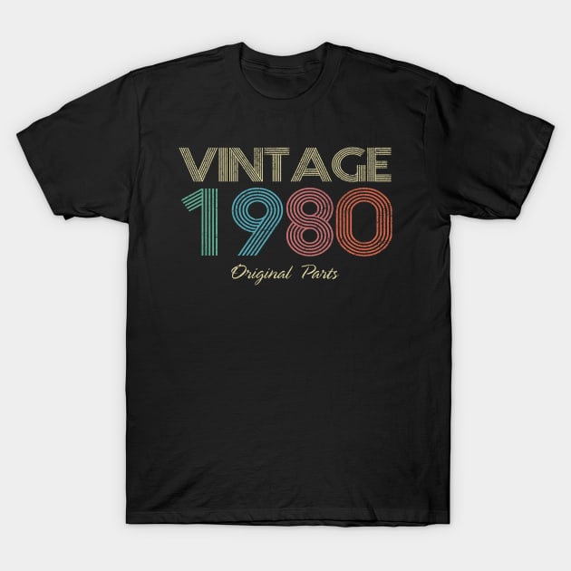 1980 - Vintage Original Parts T-Shirt by ReneeCummings
